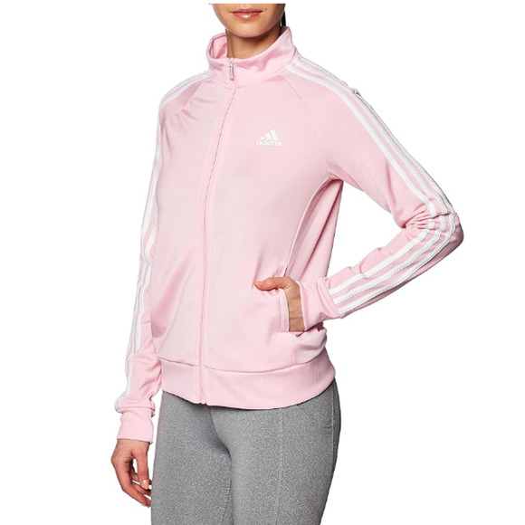 Adidas TT TRIC Sweatshirt Women's True Pink/White XS 11090 - Picture 3 of 3